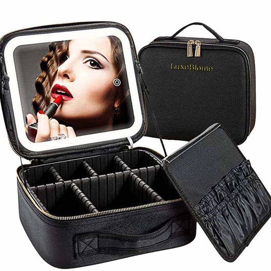 Sac de Maquillage avec Miroir LED